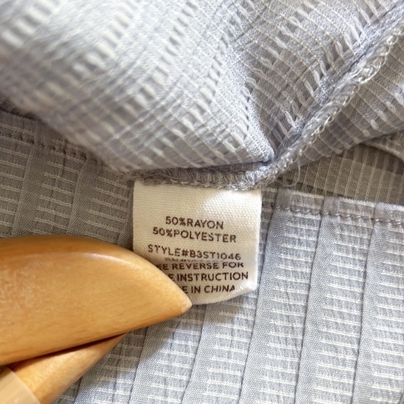 NWOT Blue Pepper Peasant Top Puff Sleeves - Picture 10 of 11